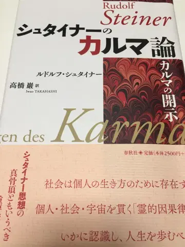 슈타이너의 카르마론 카르마의 개시