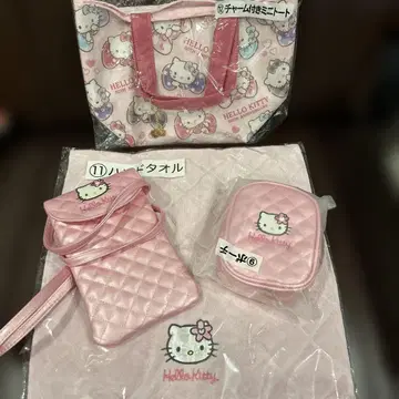 헬로키티 복권 타월 파우치 숄더 미니토트 묶음 판매