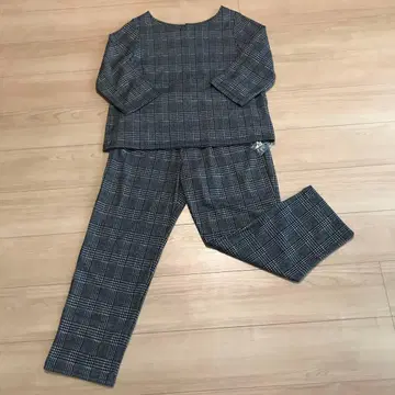 팬츠 셋업 하운드투스 체크 패턴 LL 사이즈