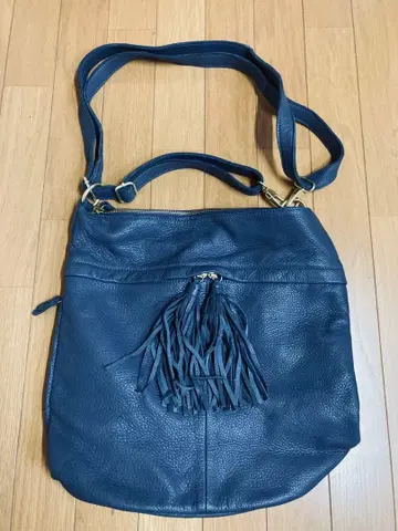 ear PAPILLONNER 이아파피요네 천연 가죽 프린지 백