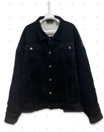 improves 블랙 코듀로이 보아 자켓 프리 사이즈