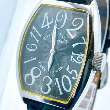 578 커버드 페어리 매직 점핑 아워 자동 와인딩 손목시계 레어