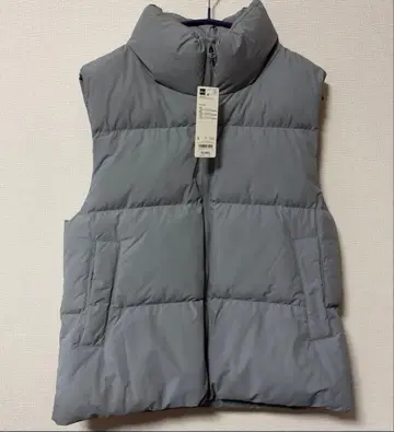 GU 히트 패디드 베스트 그레이 L 새상품