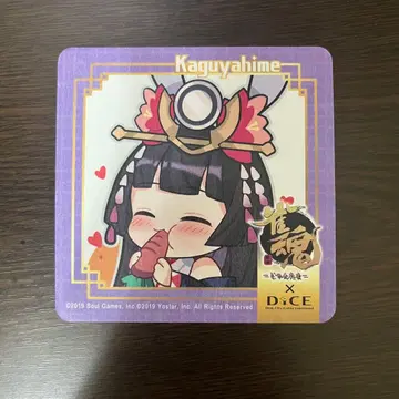 작혼 카구야 공주 코스터 DICE 콜라보 카페
