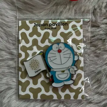 도라에몽 일본관 핀 배지