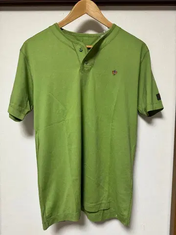 [택 포함 새상품] 파파스 Papas [자수] 셔츠 M/48 레드 일본제