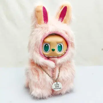 labubu 라부부 의류 인형옷 공룡 ZIMOMO 지모모 깃털 핑크