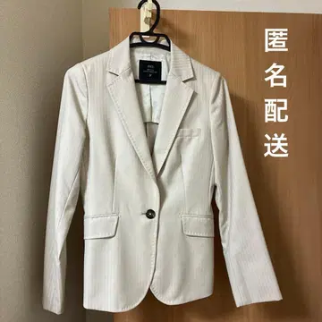 [ 11호 ] INED 이네드 팬츠 수트 셋업 베이지 스트라이프