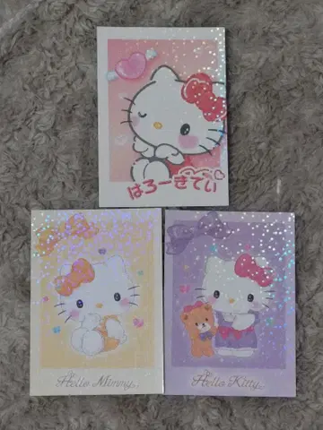 산리오 무뉴구루미 노벨티 카드 헬로키티