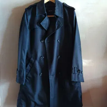 COMME CA ISM 블랙 트렌치코트