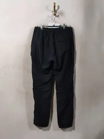 조거 팬츠 블랙 / 사이드 로고