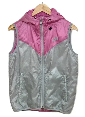 새상품급 NIKE(나이키) 다운 베스트 모자 포함 베스트 남성용