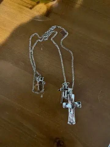 실버 크로스 목걸이 amp japan 앰프 재팬 실버