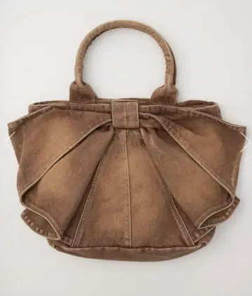 로데오 크라운 리본 데님 토트백