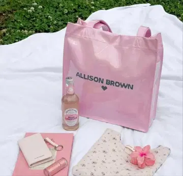 ALLISON BROWN 핑크 토트백 알리슨 브라운 사에코