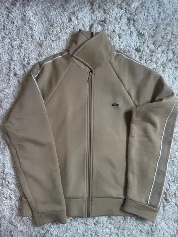 Lacoste 베이지 집업 트레이닝복