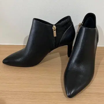 [컨디션 최상] 락포트 23 가죽 스틸레토 부티 블랙 스웨이드