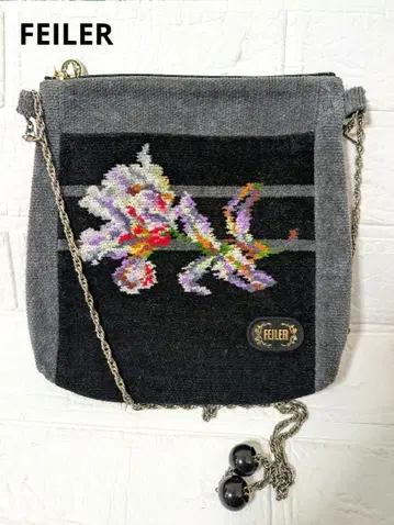 FEILER 숄더백 미니백 슈니르 직조 릴리 바이컬러