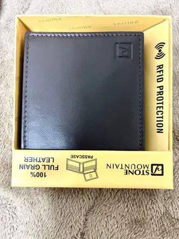 [ 미사용 새상품 ] STONE MOUNTAIN 가죽제품 지갑