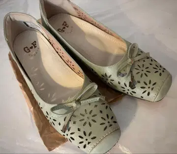 골든풋 뮬 23cm 탁한 라메 그린 민트