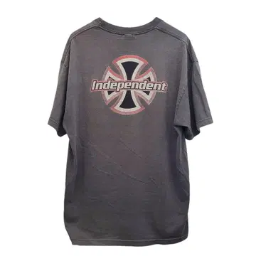 Independent 그레이 T셔츠 XL 아이언 크로스