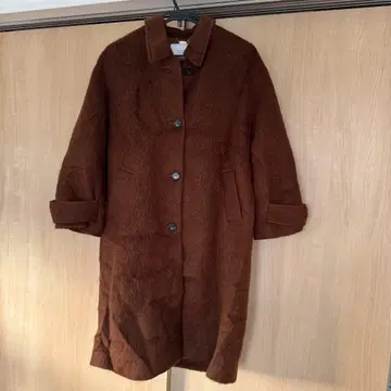 모헤어 샤기 코트