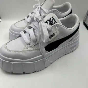 Puma 플랫폼 스니커즈 화이트/블랙