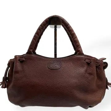 컨디션 최상 IBIZA 이비자 핸드백 가죽 천연 가죽 브라운