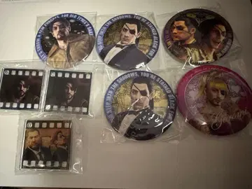 용과 같이 세가 럭키 쿠지 캔뱃지 세트 마지마 고로미