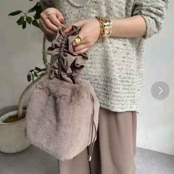 새상품급 un billion 퍼 백 미니백