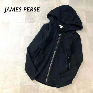 STANDARD JAMES PERSE 집업 후드티 긴팔 블랙
