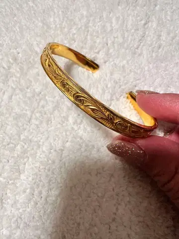 골드 뱅글 팔찌 하와이안 주얼리