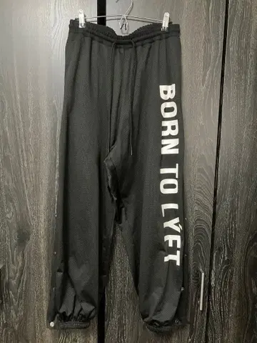 lyft RELAX FIT MESH PANTS - BLACK