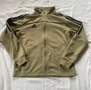 adidas 트랙 자켓 카키 M y2k 구제 의류
