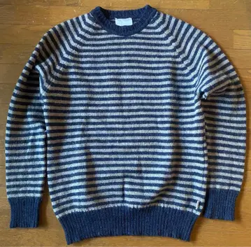 yarno 울 니트 보더 영국제