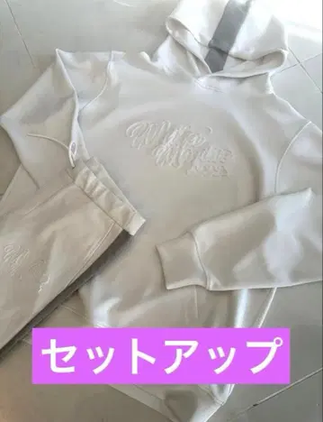 무타(Muta) 엠보싱 스무스 종이상자 풀 파카 리브 팬츠 셋업