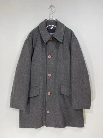196 CORNELIANI 꼬르넬리아니 두꺼운 원단 울 코트 48/M