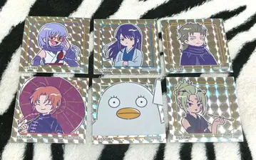 레어! 은혼 레토포프 특전 키라키라 씰 6종 개별 판매 카드 케이스 보관