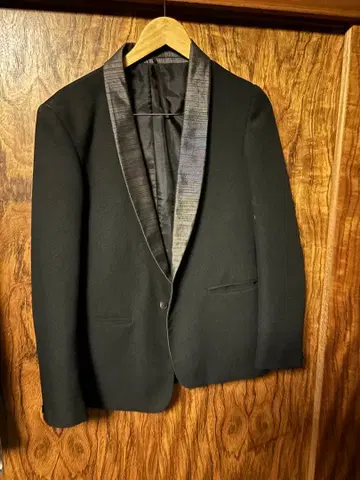 블랙 테일러드 자켓