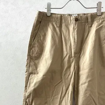 GAP 하프 팬츠 치노 팬츠 와이드 포켓 부착 심플 캐주얼