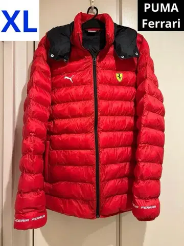 레어 PUMA Ferrari 페라리 다운 자켓 XL 포켓터블
