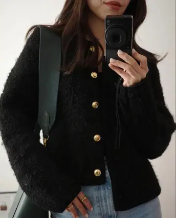 BASEMENT [ MAAYA DESIGN ] 니트 자켓 블랙