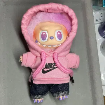 나이키 핑크 후드티 러브브 옷 갈아입기