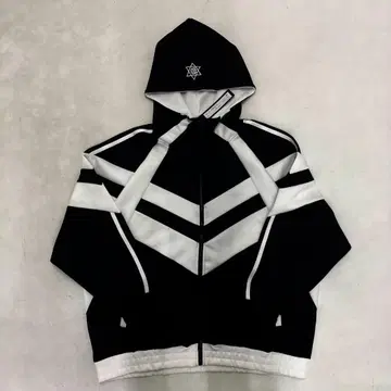 PSYCHO NATION 절개 후드 저지