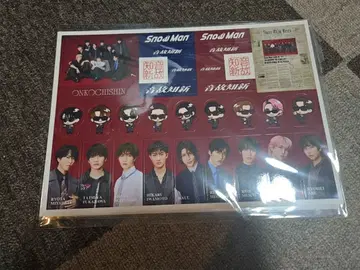 Snow man 앨범  스티커