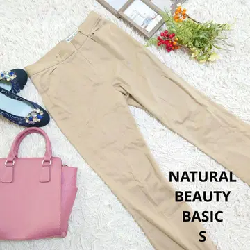 일본제 NATURAL BEAUTY BASIC 팬츠 ( S ) 베이지