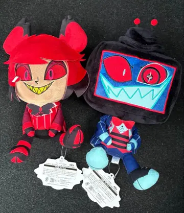 해즈빈 호텔에 오신 것을 환영합니다 앉은 봉제 인형 복스 알래스터