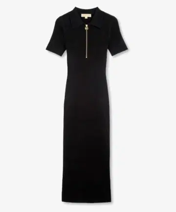 MICHAEL KORS 블랙 반팔 롱 원피스