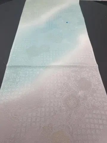 순수 실크 오비 오비 에이지 사선 보카시 하자 있음 o264