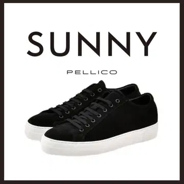 미사용 새상품 펠리코 써니 스웨이드 가죽 스니커즈 블랙 26cm